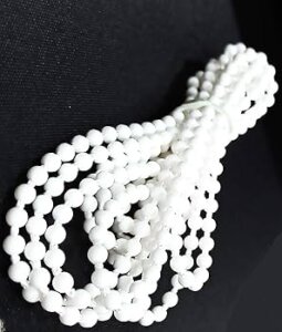 1 metre white roller blind chain for standard blinds one pack