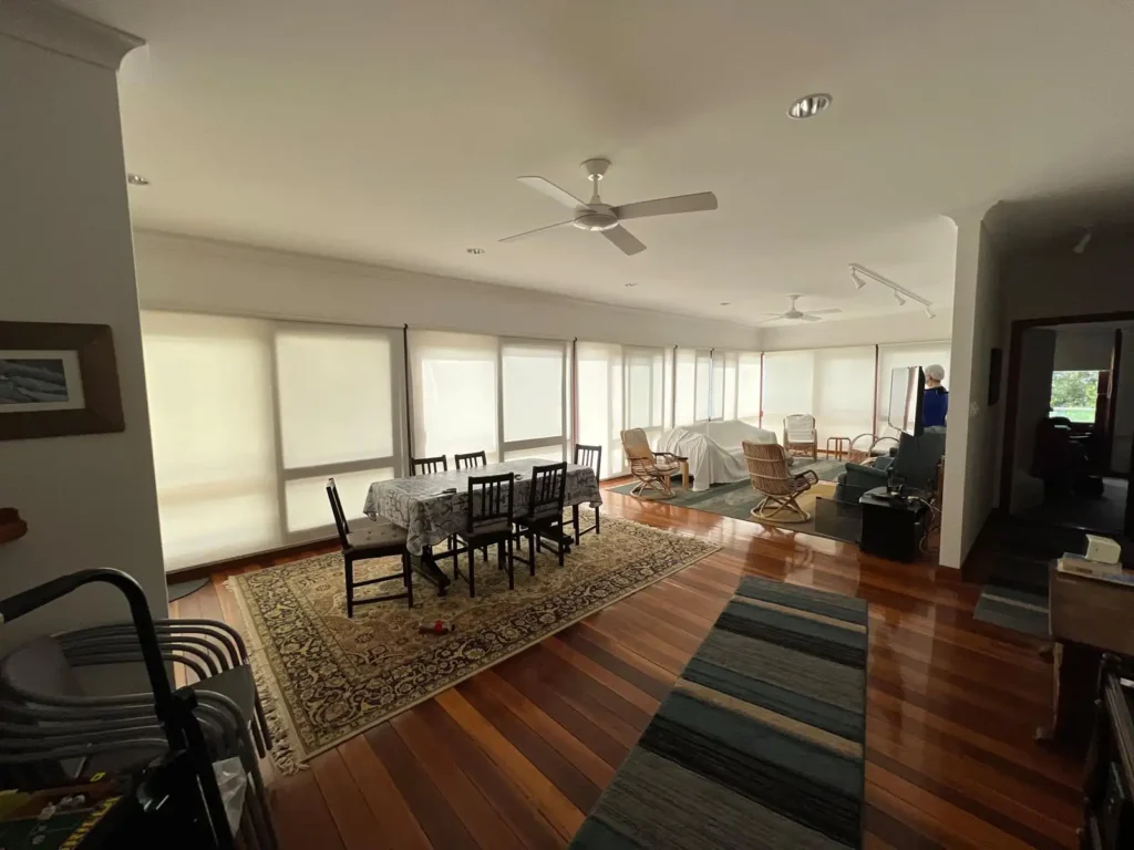 Light filter roller blinds Central Coast by The Blind Crew – soft natural light and privacy in modern Central Coast home