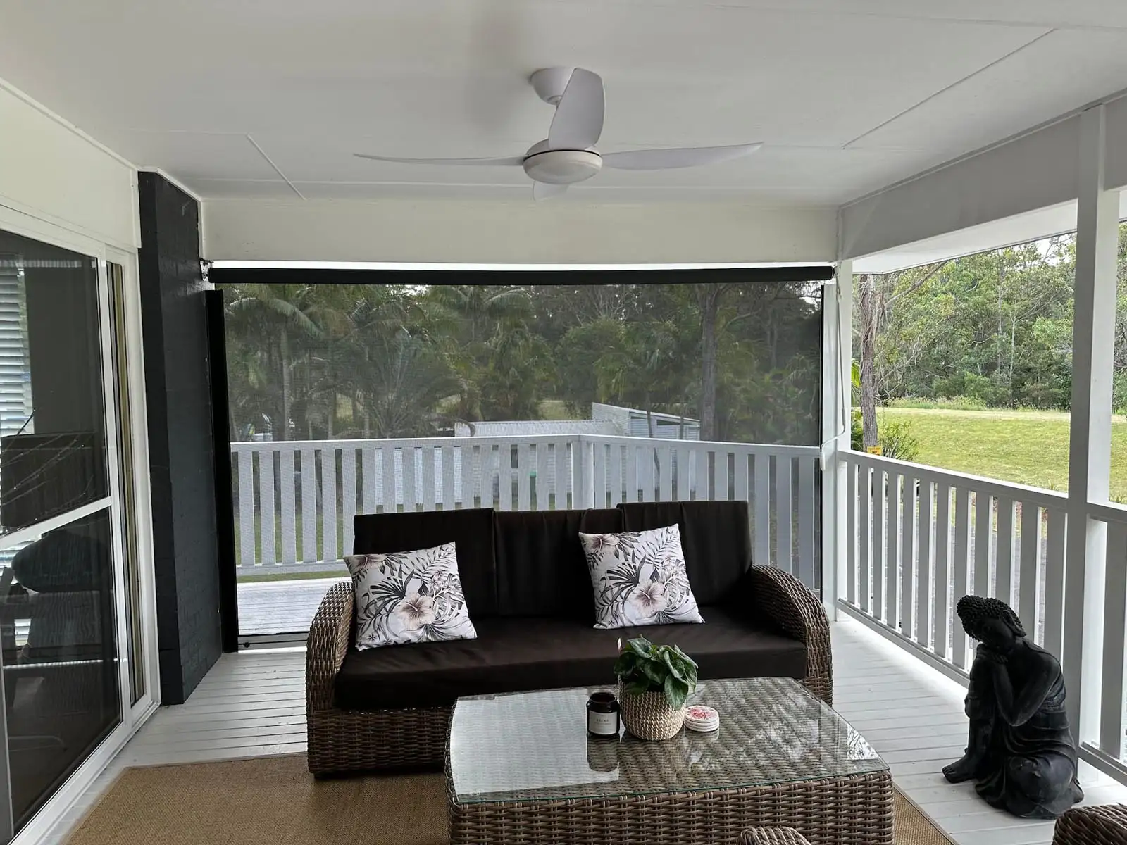 Outdoor Roller Blinds – Window Blinds Central Coast | The Blind Crew Outdoor roller blinds installed by The Blind Crew – custom window blinds providing shade, privacy and weather protection for Central Coast homes.