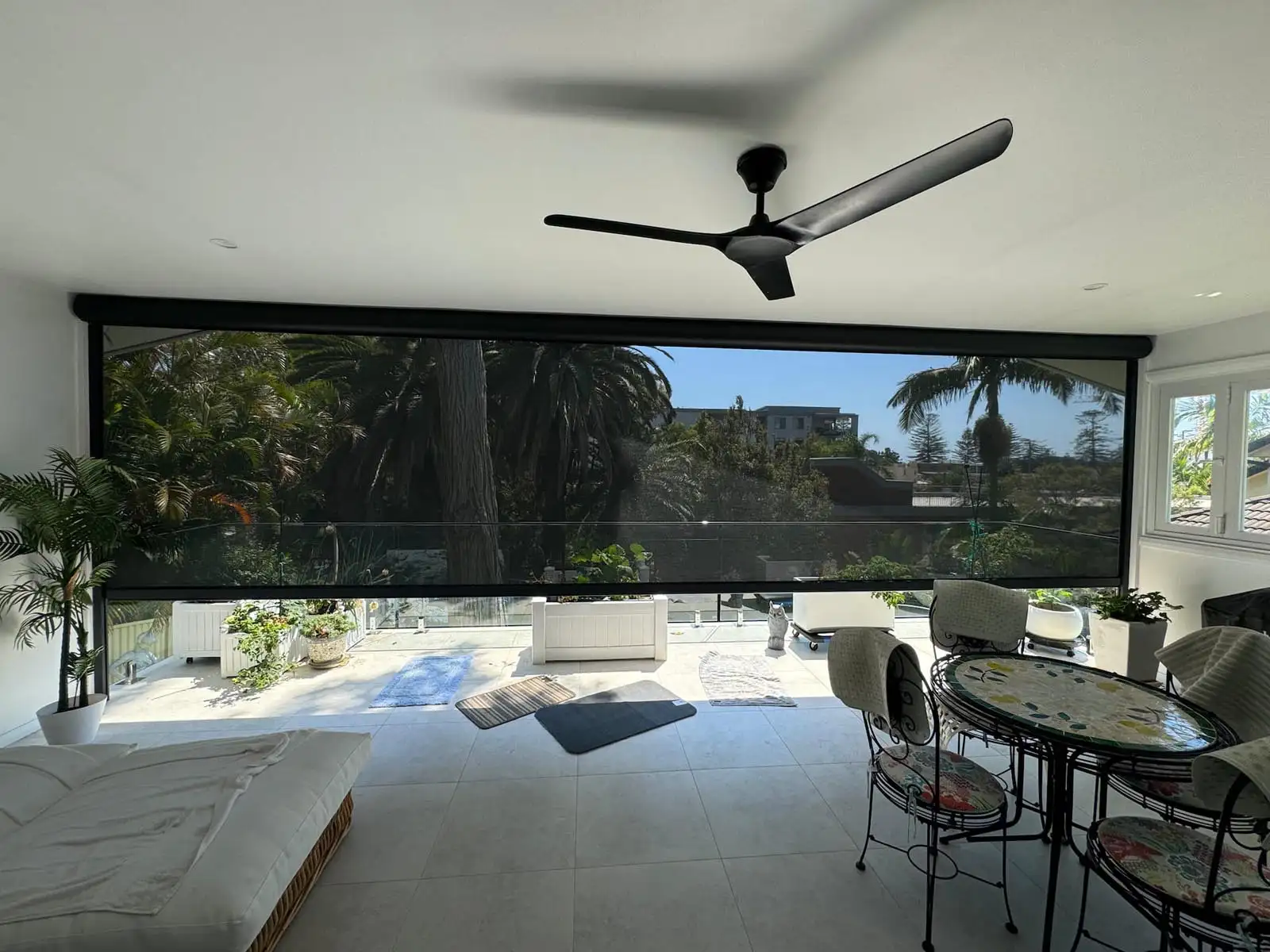 Outdoor Blinds – Window Blinds Central Coast | The Blind Crew Outdoor blinds installed by The Blind Crew – durable window blinds providing shade, privacy and weather protection across the Central Coast.