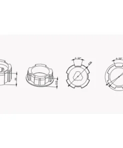 Alpha A2206 Crown and Drive for 30mm Motors installed in tube