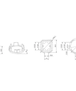 Alpha A2334 Crown and Drive for Alpha 40mm motors