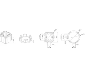 Alpha A2334 Crown and Drive for Alpha 40mm motors