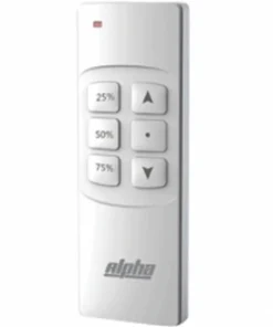 Alpha RE301-i Remote – Single Channel Motorised Blind Controller