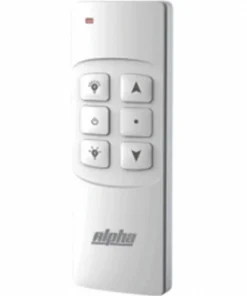 Alpha RE301-LED single-channel remote with LED dimming controls and magnetic wall mount