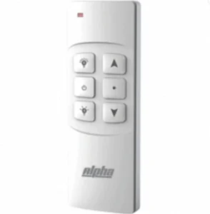 Alpha RE301-LED single-channel remote with LED dimming controls and magnetic wall mount