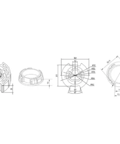 Alpha Uniglide A2215 38mm Crown and Drive installed in roller tube