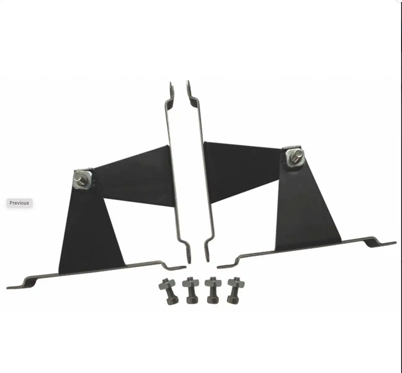 A3438 bracket included with the Alpha WSERD50-B 20/12 OD Roller Blind Motor
