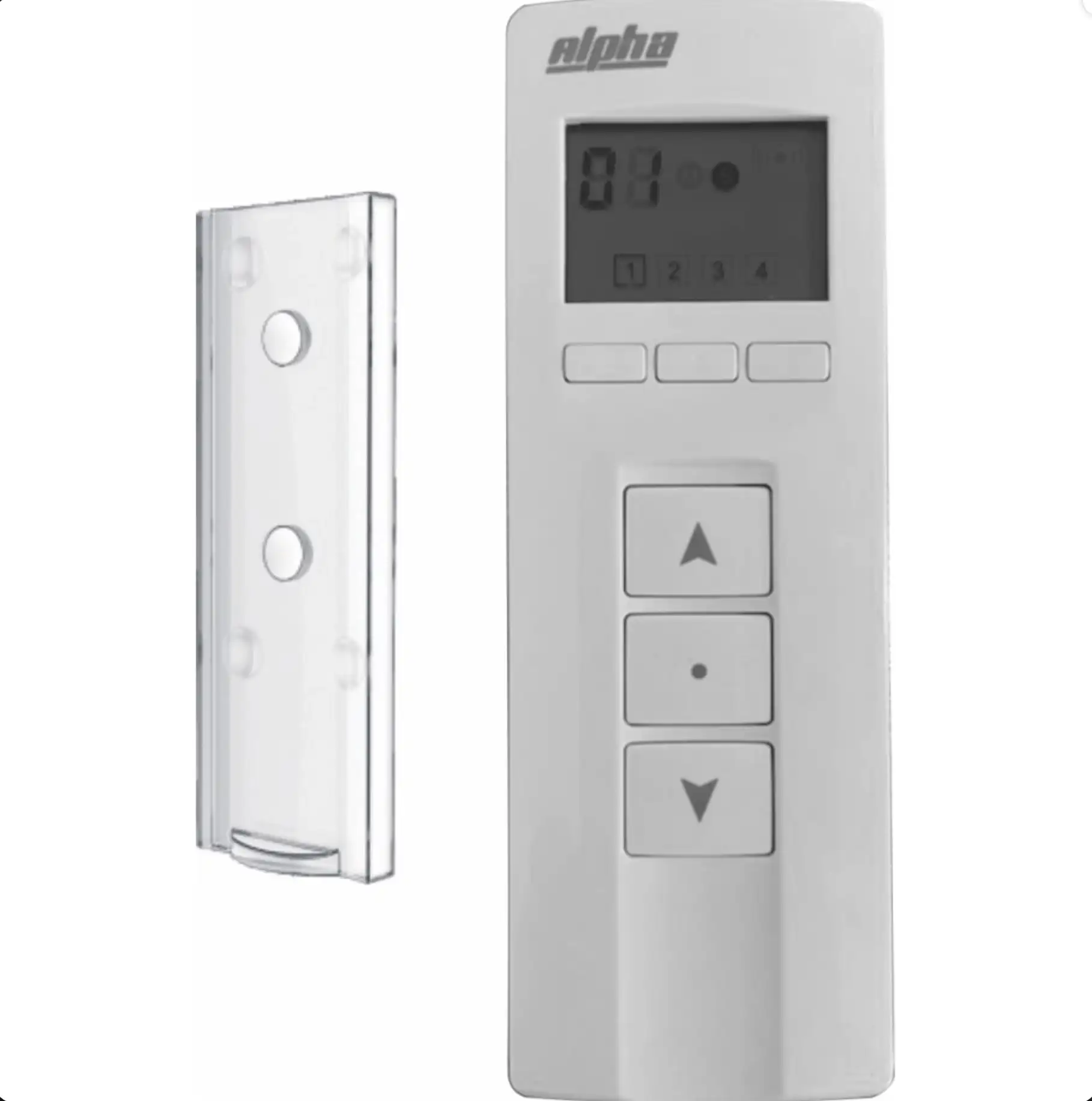Alpha WSRE303-4C Navigator 4 Channel Remote with stainless steel trim and LCD display