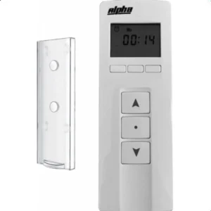 Alpha WSRE303-1T Navigator 1ch Timer Remote with stainless steel trim and magnetic wall mount