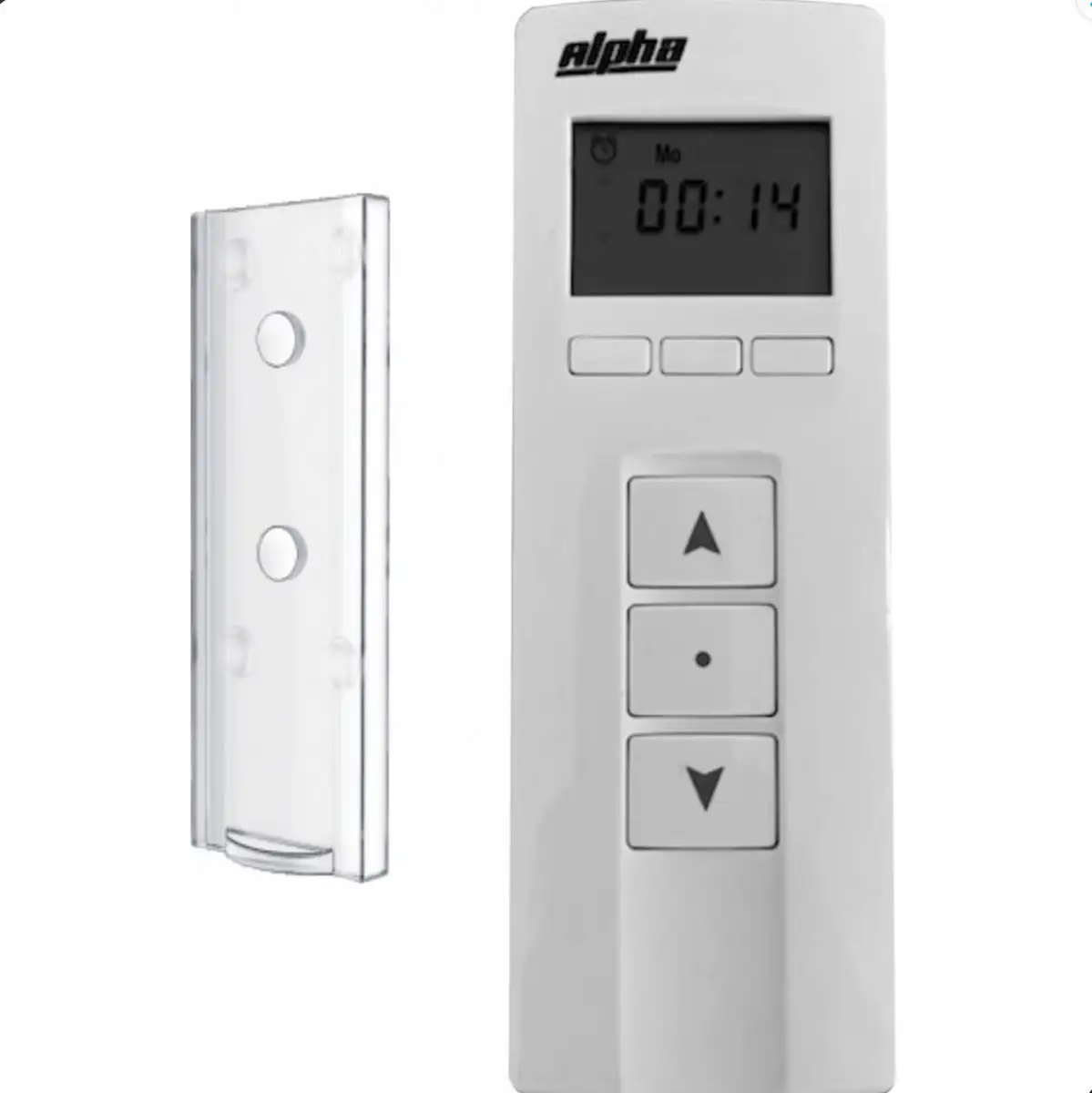Alpha WSRE303-1T Navigator 1ch Timer Remote with stainless steel trim and magnetic wall mount